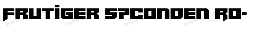 Frutiger 57Conden RO字体转换
